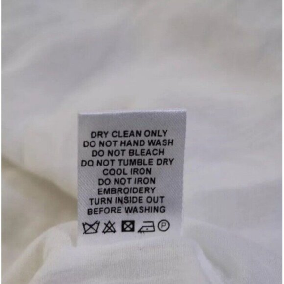 Lovers + Friends Womens White Floral Embroidered Off Shoulder Blouse Top Size L - Picture 7 of 10